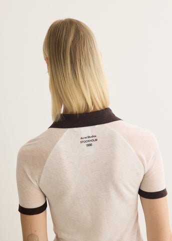 Kout Sheer Polo Knit