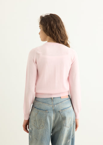 Double Bold Fox Head Regular Cardigan