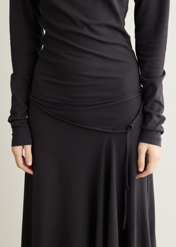 Long Sleeve Fluid Dress