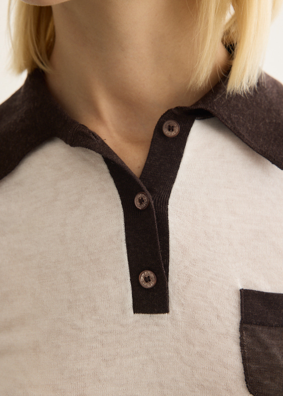 Kout Sheer Polo Knit