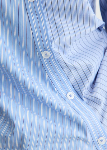 Breeze Striped Twist-Tuck Shirt
