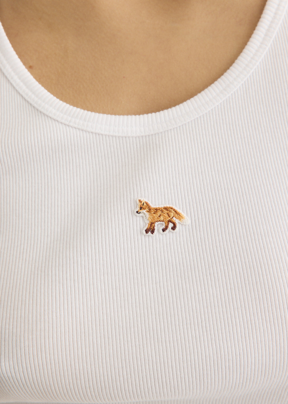 Baby Fox Ribbed Tank Top
