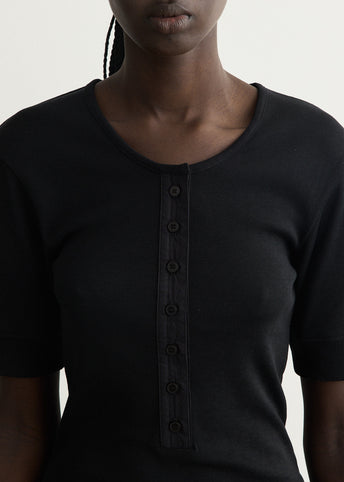 Short Sleeve Henley
