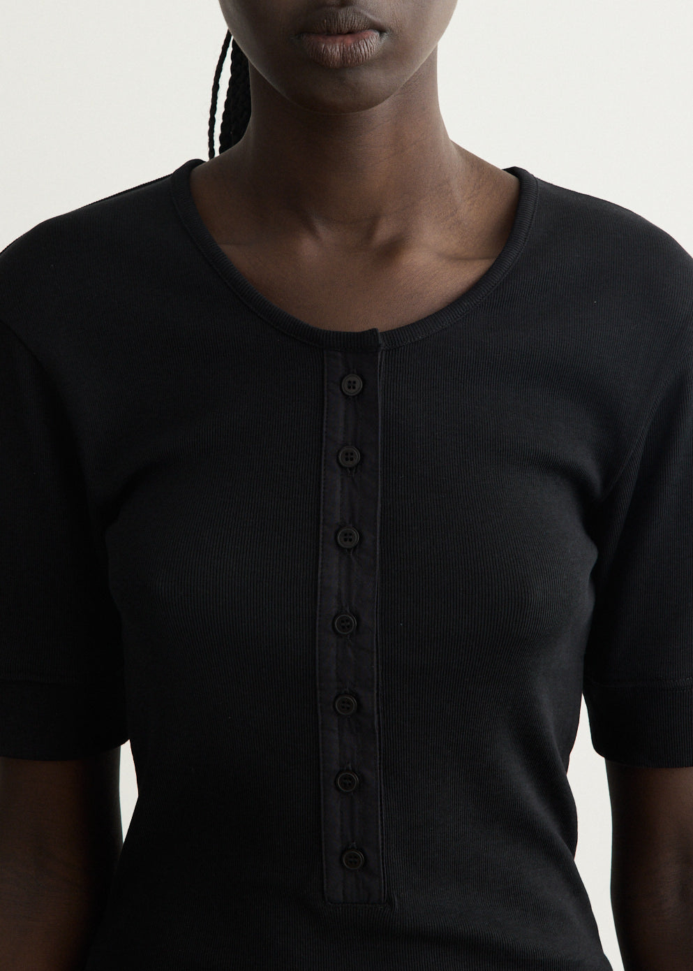 Short Sleeve Henley