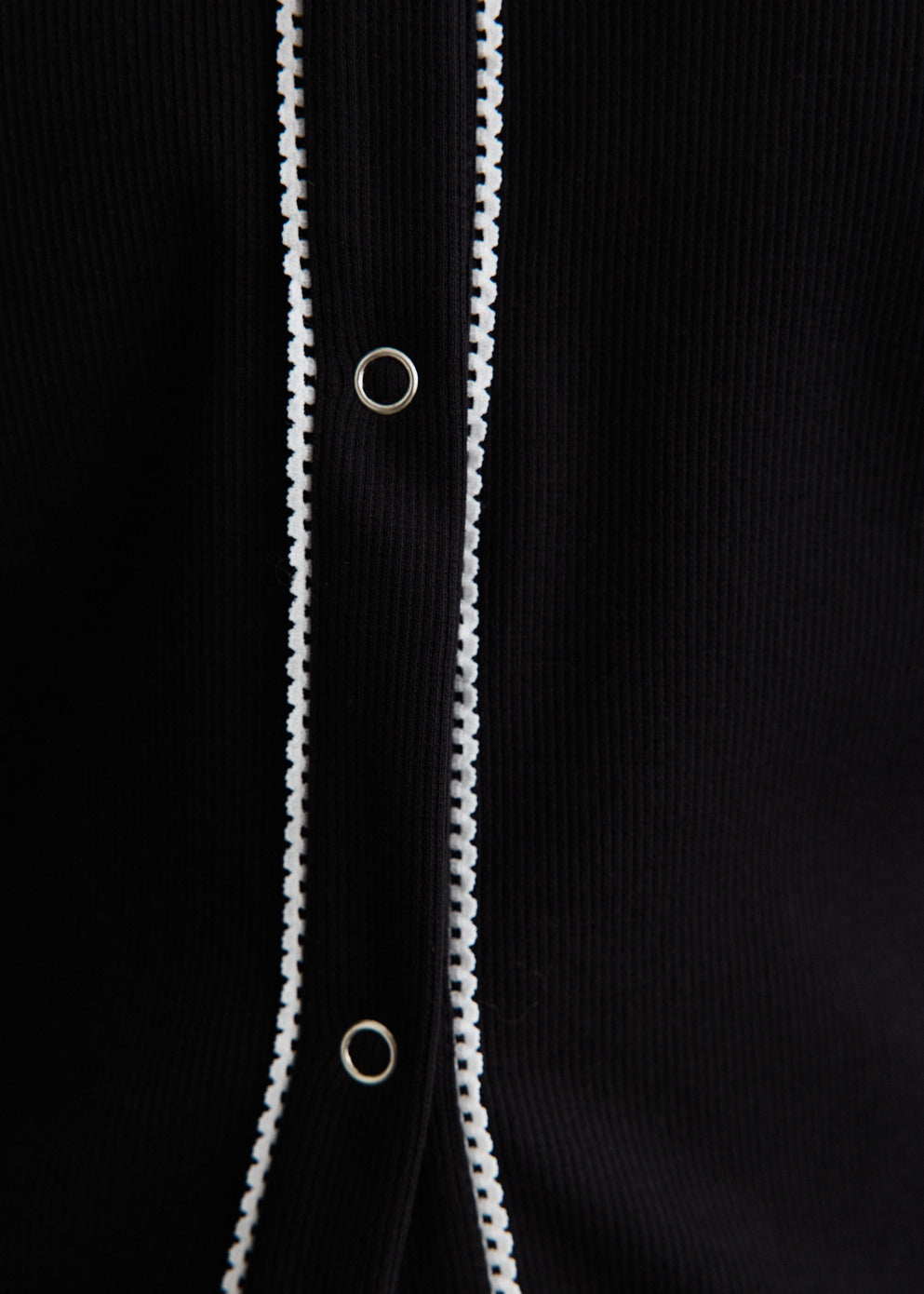 Light Ribbed Jersey Polo T-Shirt