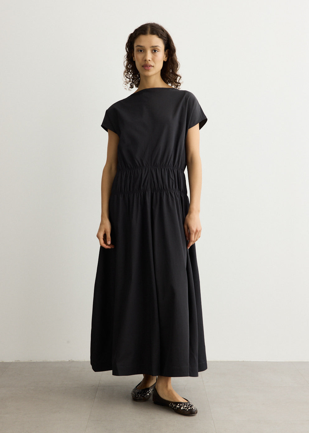 Ruched Waist Panel Dress