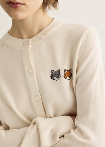 Double Fox Head Regular Cardigan