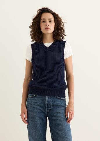 College Rib Vest