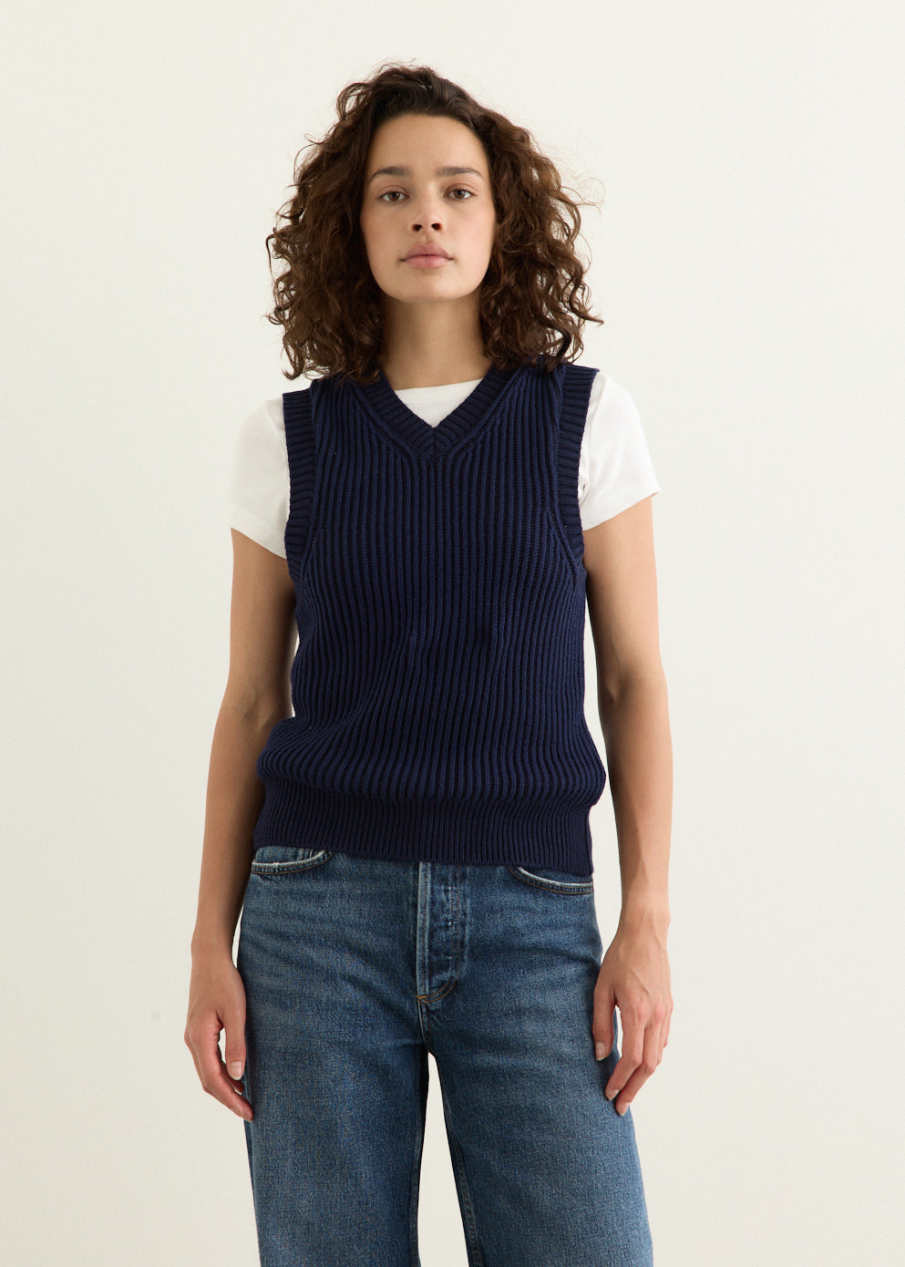 College Rib Vest