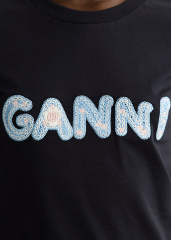 Basic Cotton Jersey GANNI Baby Fit T-Shirt