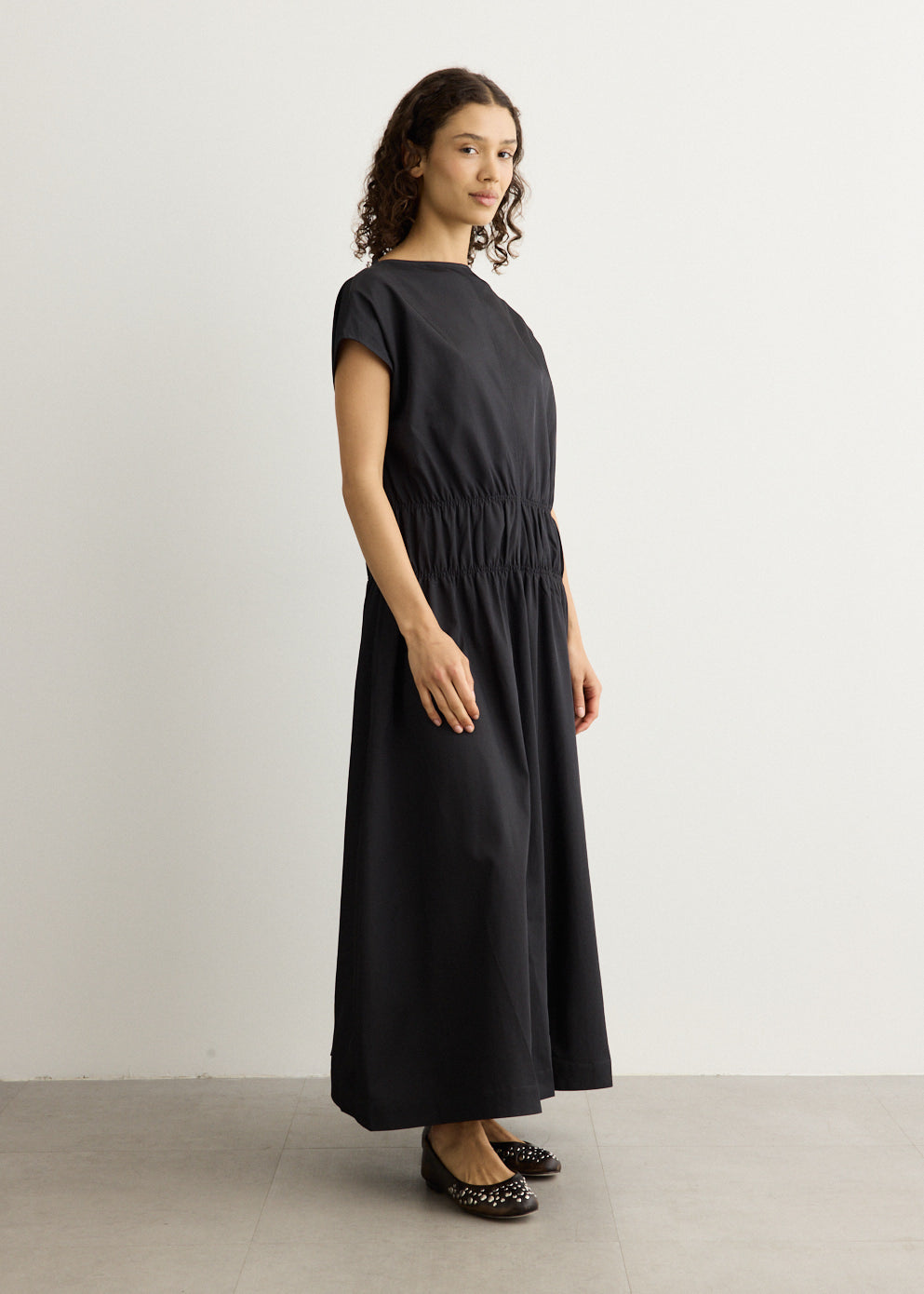 Ruched Waist Panel Dress