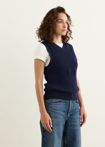 College Rib Vest