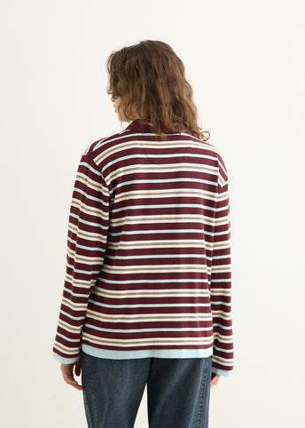 Noah Cinch Layered Rugby Polo