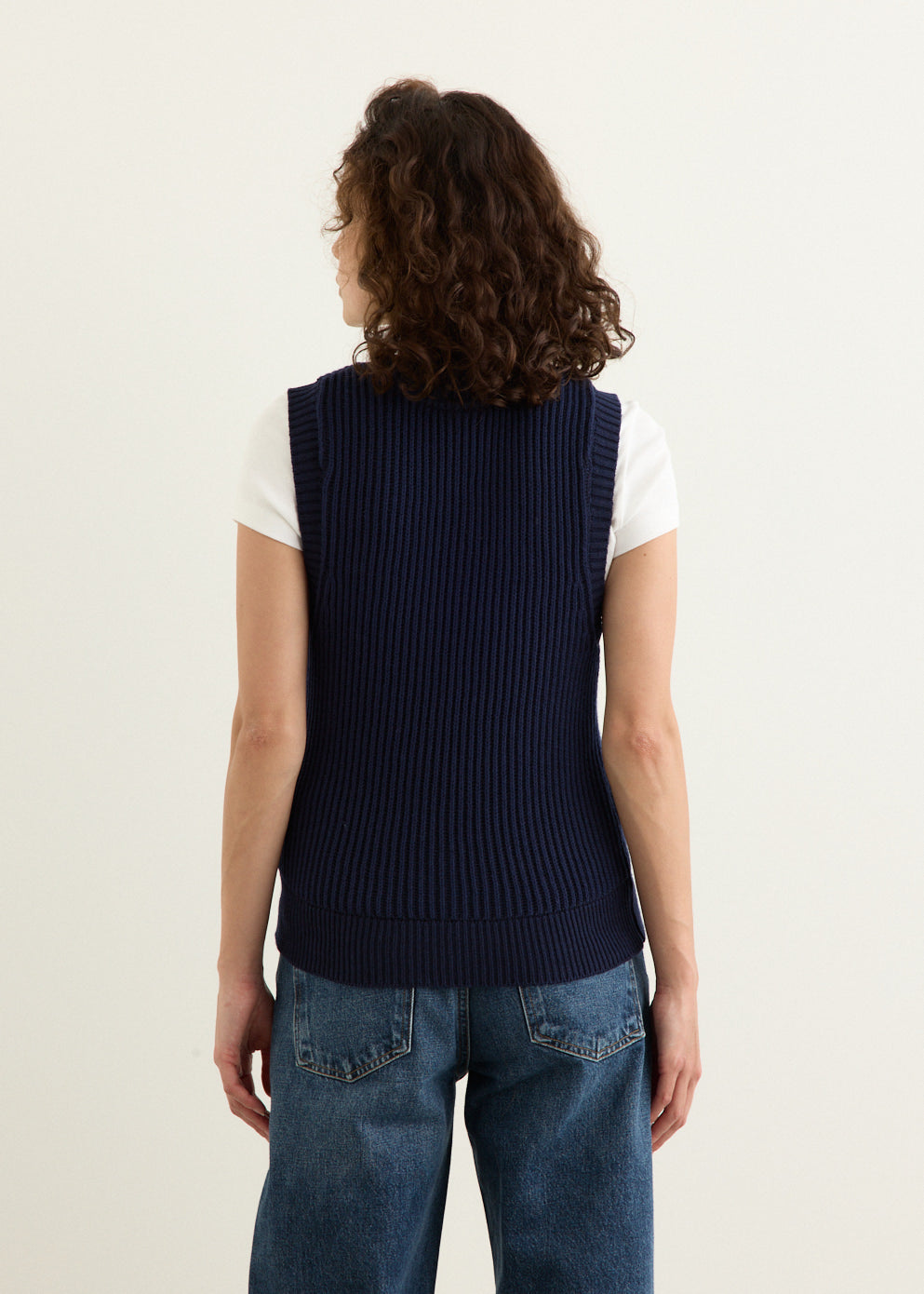 College Rib Vest