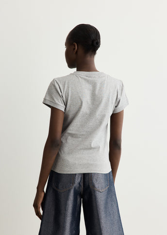 Basic Cotton Jersey Baby Fit T-Shirt