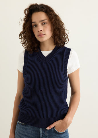 College Rib Vest