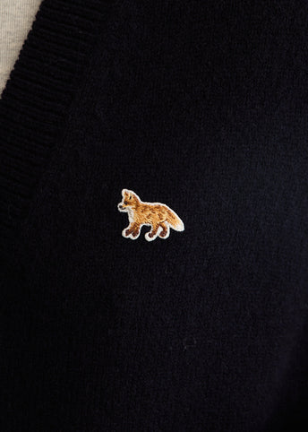 Baby Fox Lambswool Boxy Cardigan