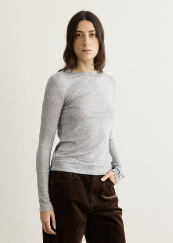 Long Sleeve Wool Jersey T-Shirt