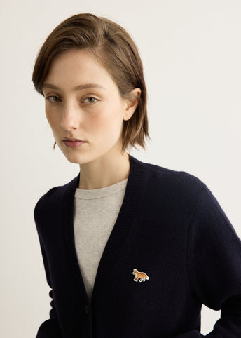 Baby Fox Lambswool Boxy Cardigan