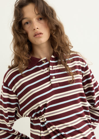 Noah Cinch Layered Rugby Polo