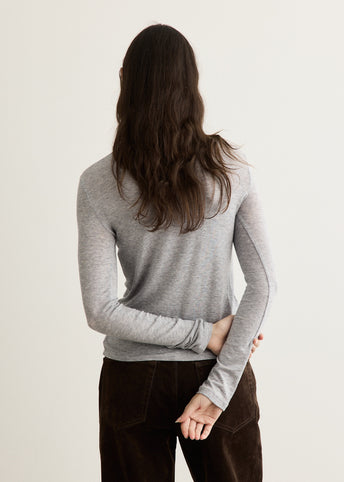 Long Sleeve Wool Jersey T-Shirt