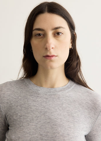 Long Sleeve Wool Jersey T-Shirt