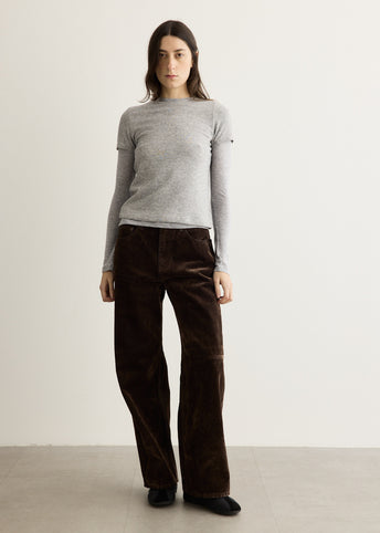Long Sleeve Wool Jersey T-Shirt