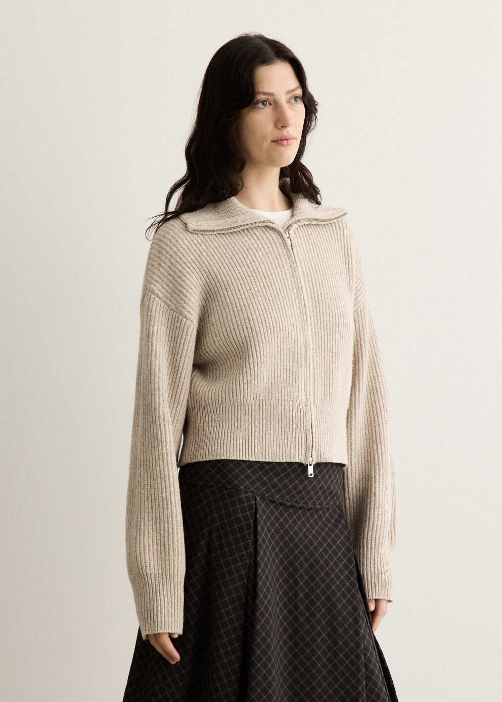 Hope Chunky Zip Knit