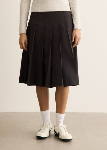 Pleats Long Skirt
