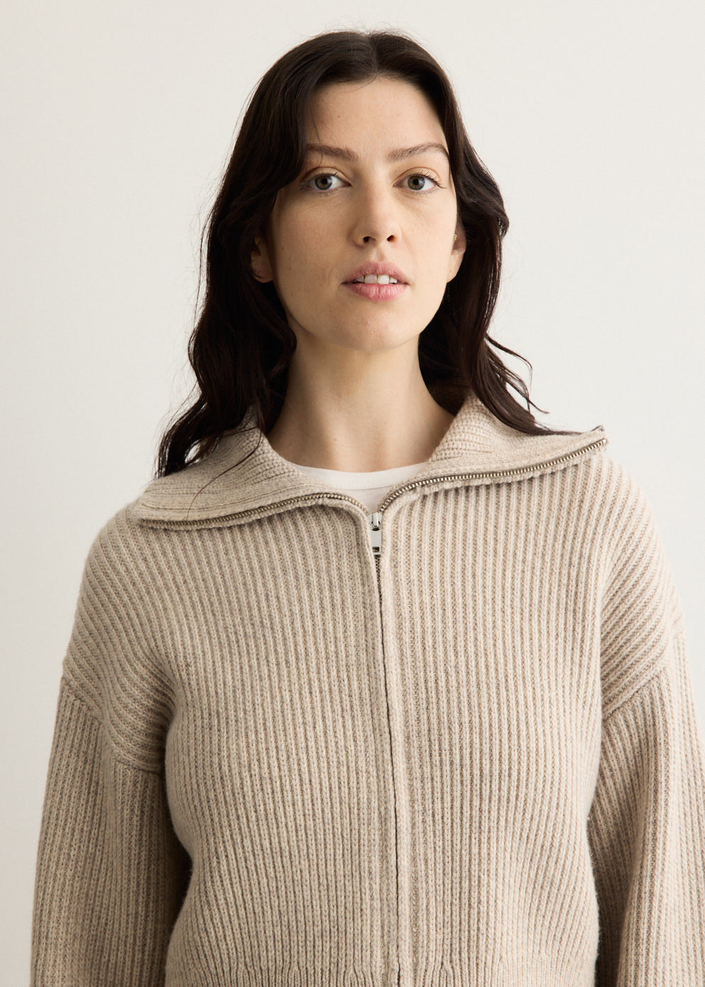 Hope Chunky Zip Knit