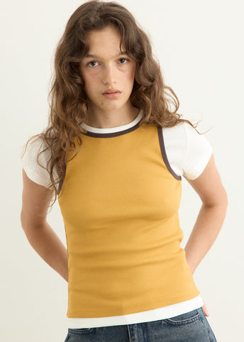 Manon Layered Short Sleeve T-Shirt