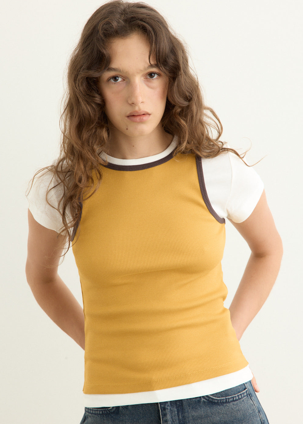 Manon Layered Short Sleeve T-Shirt