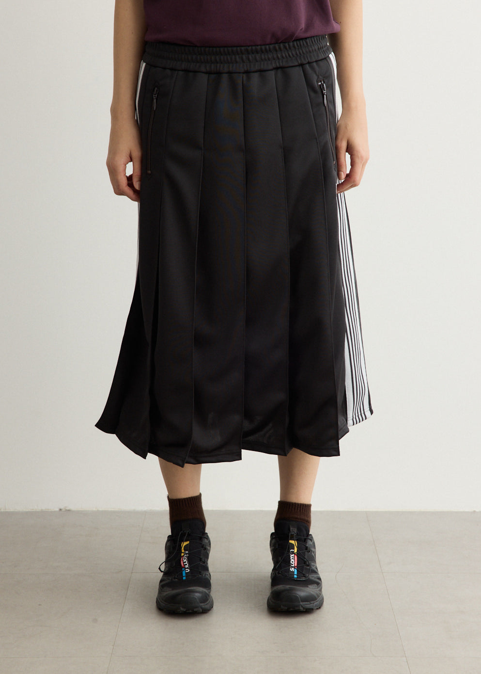 Pleated Track Skirt