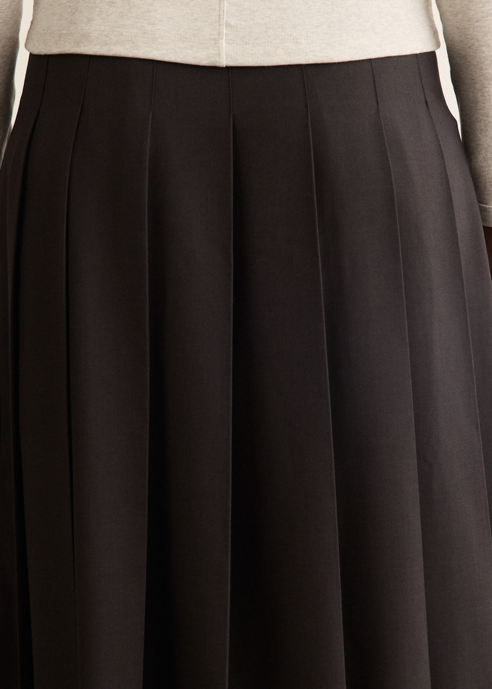 Pleats Long Skirt
