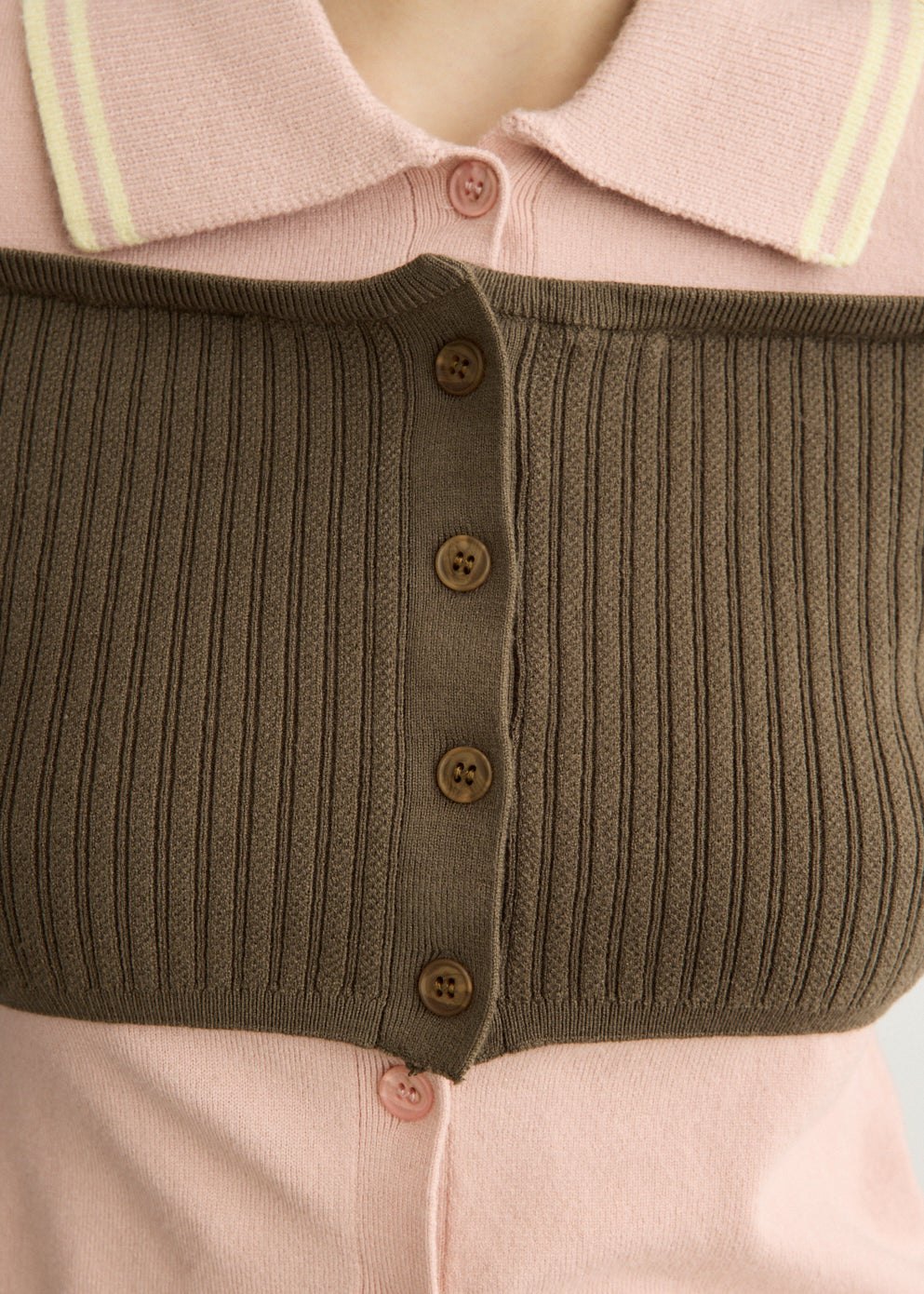 Layered Off-Shoulder Collar Top