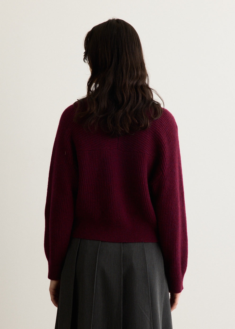 Adore Cropped V Neck Jumper