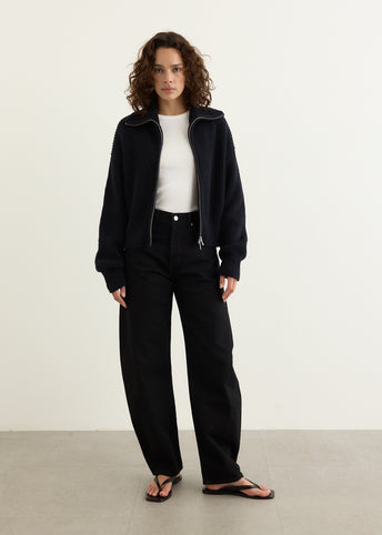 Hope Chunky Zip Knit