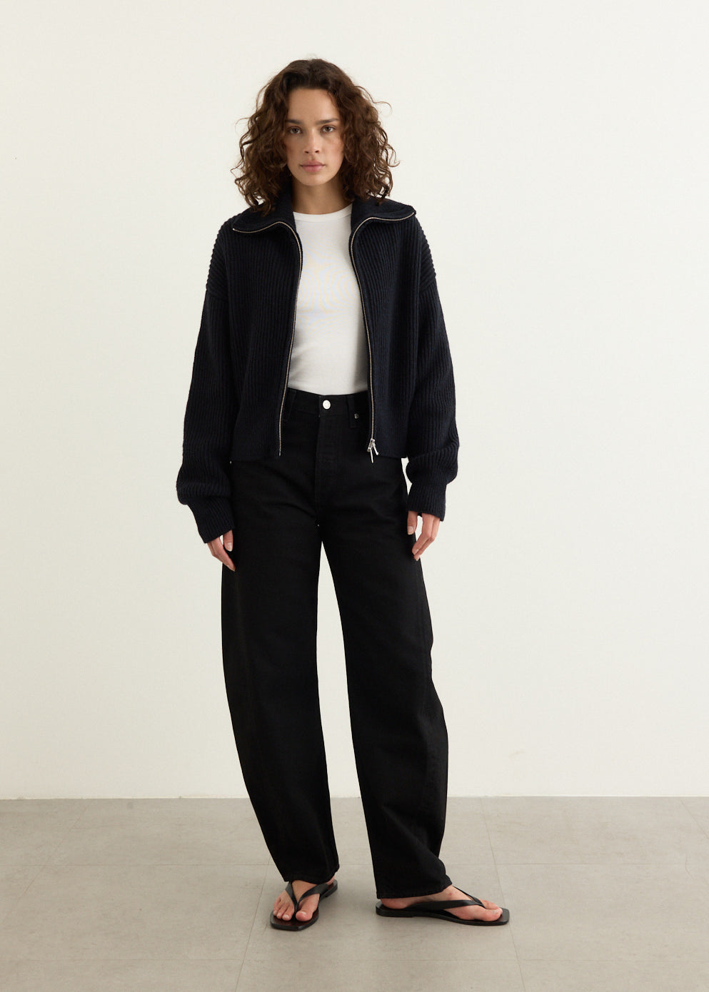 Hope Chunky Zip Knit