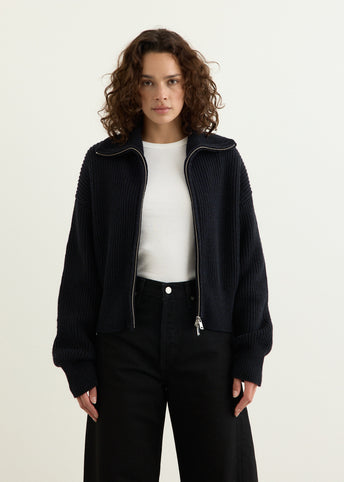 Hope Chunky Zip Knit