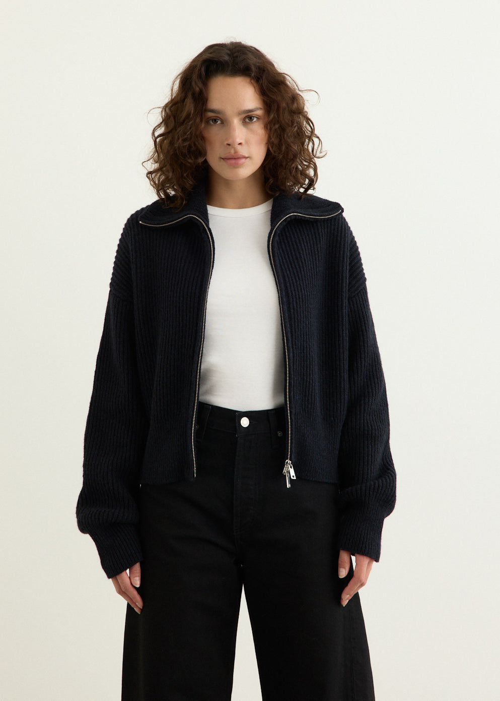 Hope Chunky Zip Knit
