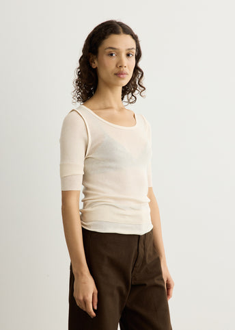 Seamless Trompe L'Oeil Top