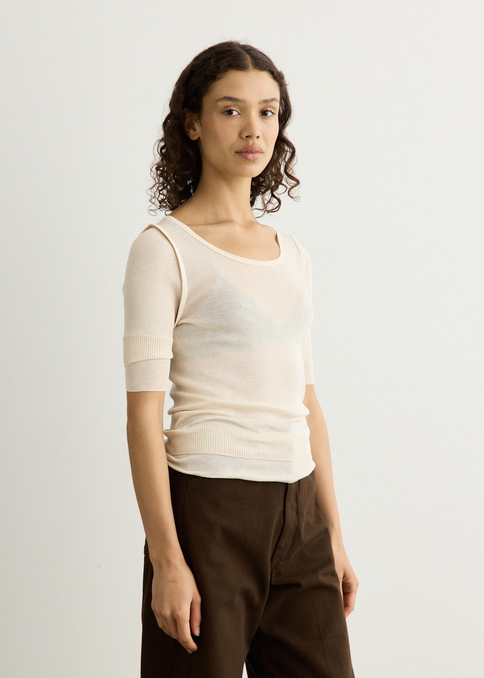 Seamless Trompe L'Oeil Top