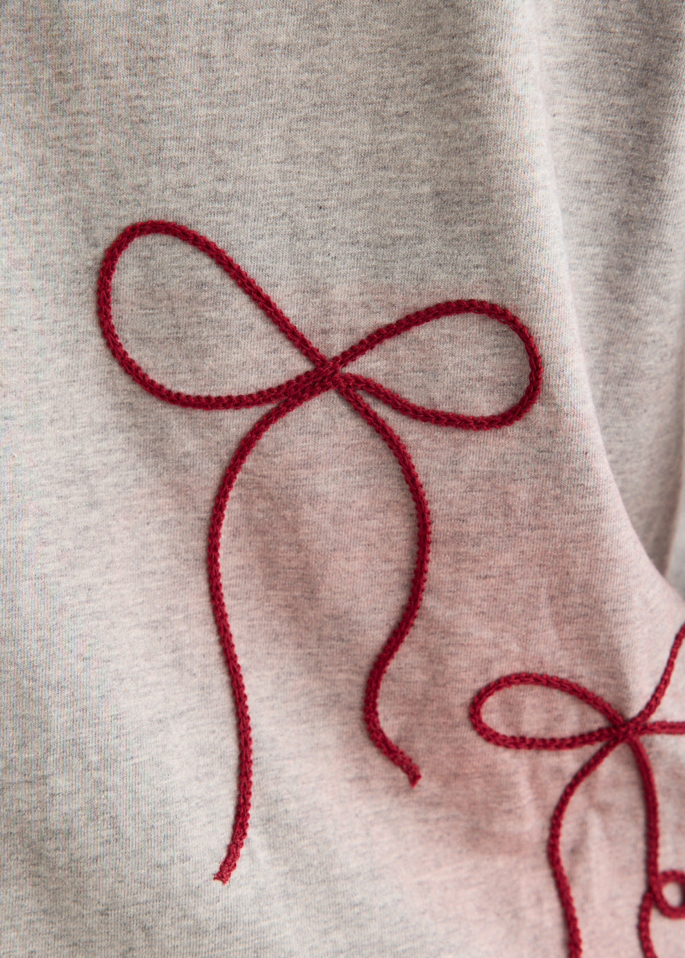 Ribbon Embroidery Spray T-Shirt