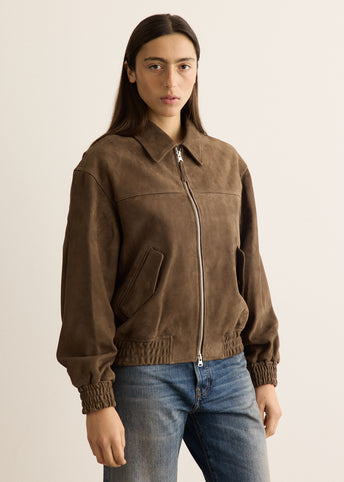 Unisex Refined Suede Blouson