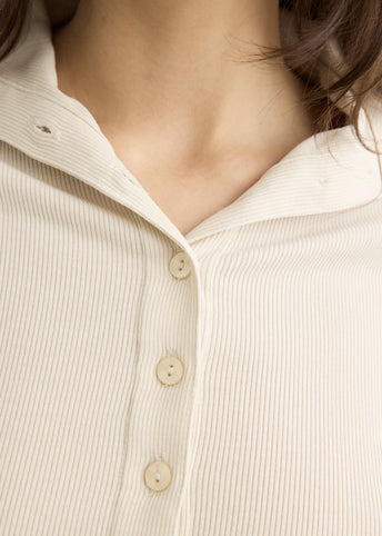 Button Up Wrap T-Shirt