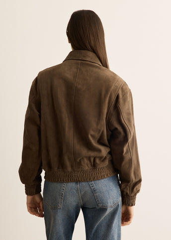 Unisex Refined Suede Blouson