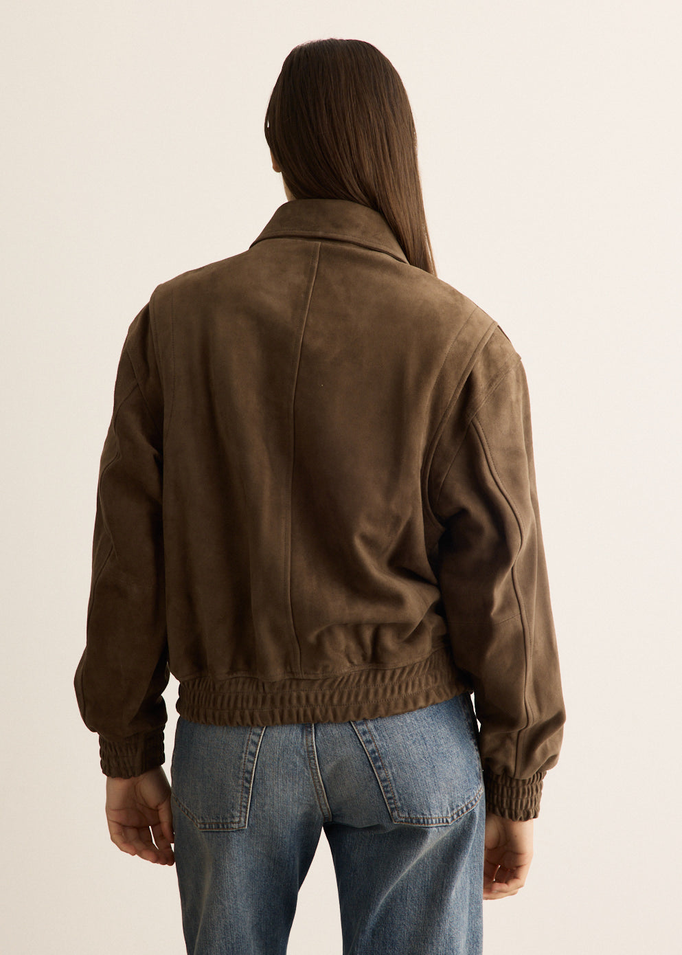 Unisex Refined Suede Blouson