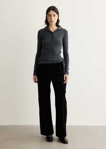 Button Up Wrap T-Shirt