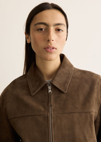 Unisex Refined Suede Blouson