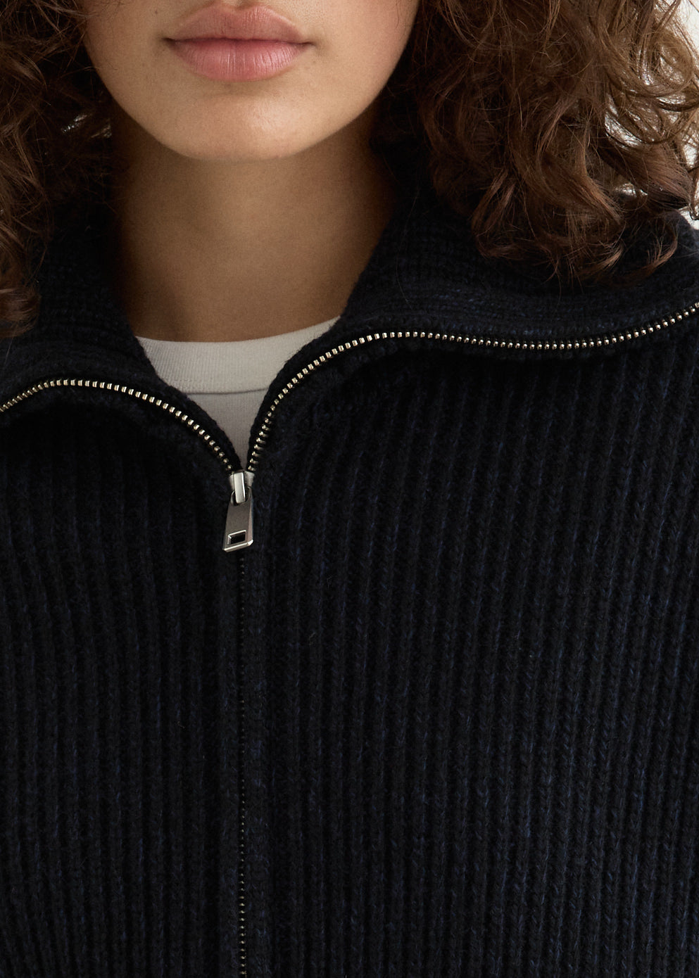 Hope Chunky Zip Knit